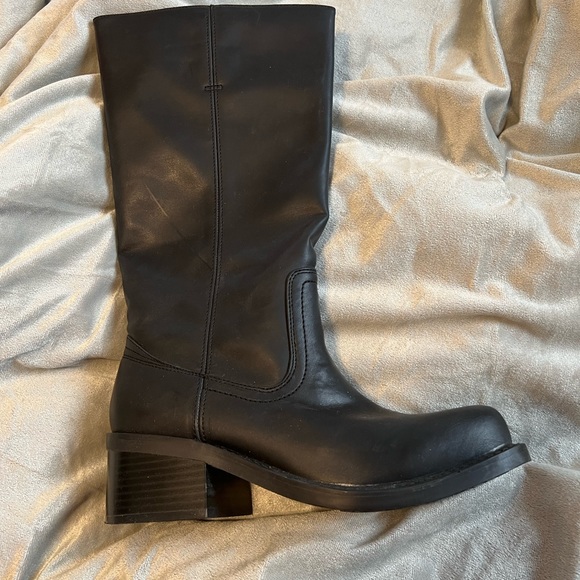 Size 8: Smooth Black, Rampage Mid-Calf Boots, EUC - Picture 5 of 7